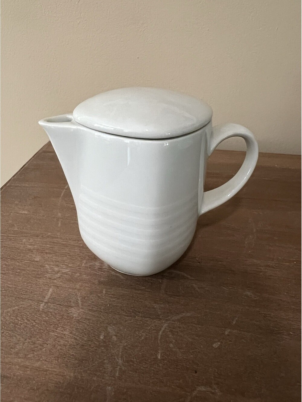 Richard Ginori Italy #914 White China Creamer With Lid